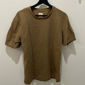 Zara Brown Textured t-shirt